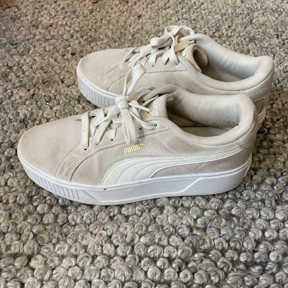 PUMA Womens Karmen Platform Sneakers Shoes Casual - Size 9 M